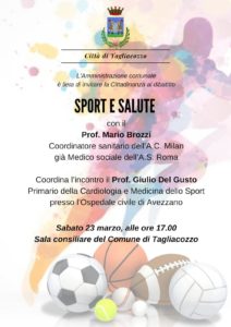 SPORT E SALUTE TAGLIACOZZO