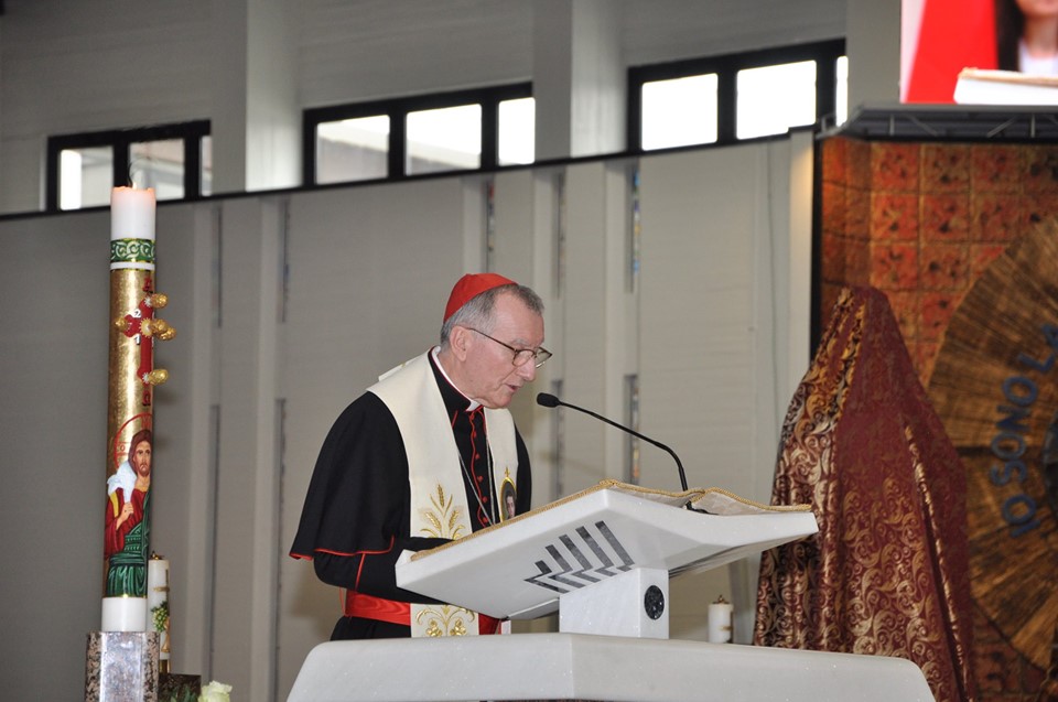 In foto: il cardinale segretario di stato vaticano Pietro Parolin (foto diocesi di Teramo-Atri)