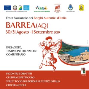 FESTA BORGHI AUTENTICI BARREA 2019