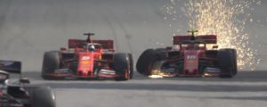 ferrari collision