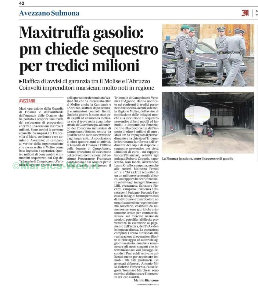 articolo messaggero