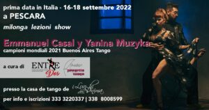 YANINA MUZYKA EMMANUEL CASAL tango pescara entre dos avalon progetto tango 1