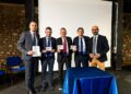 Inaugurazione San Bartolomeo DI Pangrazio con dirigenti Poste Italiane