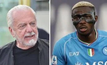 Osimhen al Napoli De Laurentiis rischia processo e indagato per falso in bilancio jpg