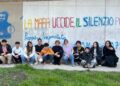 foto murales antimafia liceo Archimede Acireale