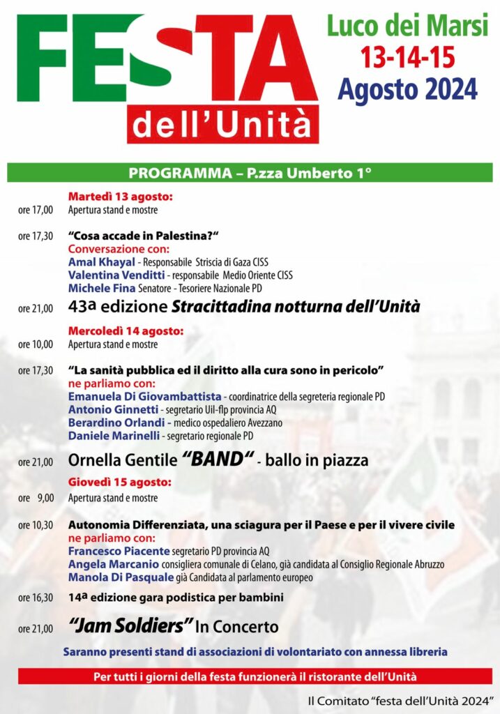 festa dellunita a luco 2024