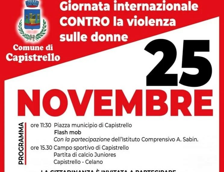 FLASH MOB A CAPISTRELLO PER LA GIORNATA INTERNAZIONALE PER LELIMINAZIONE DELLA VIOLENZA SULLE DONNE2